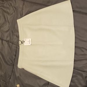 Zara Women mini skirt leather
